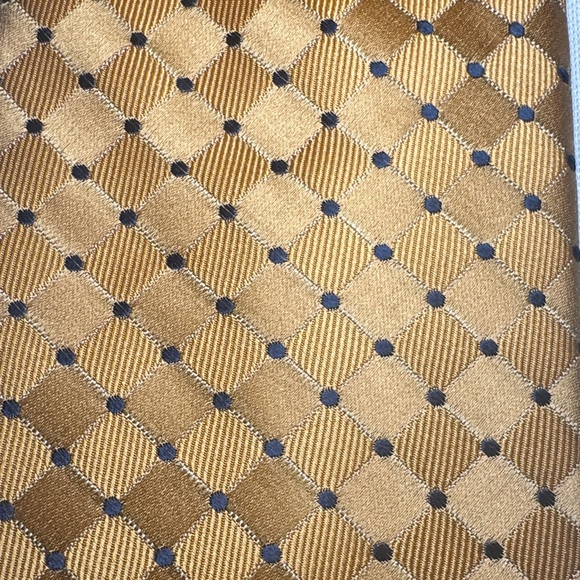 Nordstrom Yellow and Black Geometric Silk Tie - Picture 8 of 11